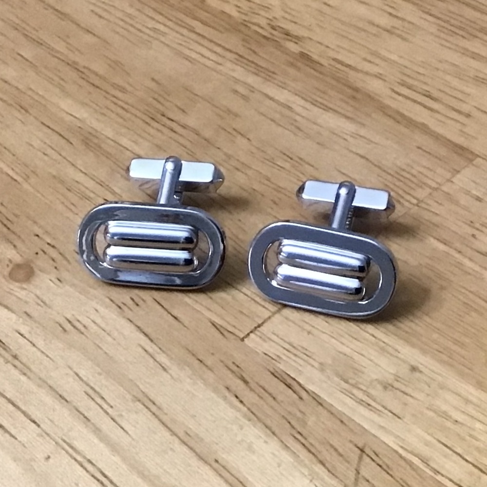 SWANK silver cuff links